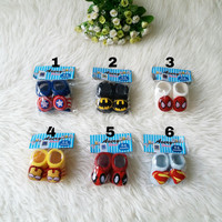 Jual Kaos Kaki Bayi Boneka 3D Baby Socks Newborn Superhero Princess Murah Murah