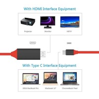 kabel usb type c to hdmi converter samsung s8 S9 a5 a7 a8 ke lcd tv