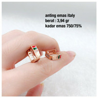 Anting emas kuning 3.94 gram