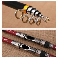 promo murah Joran Pancing Teleskopik Super Kuat bahan Carbon Fiber 2