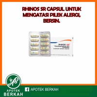 RHINOS SR OBAT PILEK, BERSIN KARENA ALERGI