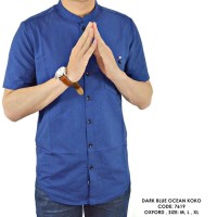 Baju BAJU KEMEJA COWOK MAN PRIA KERJA KANTOR KERAH SHANGHAI KOKO