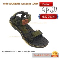 NO 40 BARNETT EVEREST MOUNTAIN 06 OLIVE sandal gunung pria flat casual