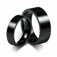 cincin couple black polos,cincin tunangan Titanium, anti luntur
