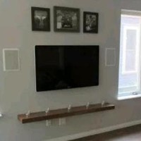Ambalan Rak Dinding TV Minimalis Panjang 120 Lebar 20 H PROMO