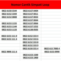Jual Nomor Cantik Telkomsel Kartu Perdana Simpati Loop Nomer Murah
