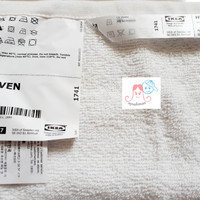 Ikea Hurven - 1pcs Handuk kecil lap tangan / muka / olahraga - washlap