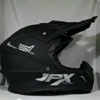 Helm jpx motorcross fox hitam doff