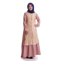 Busana baju dress syari gamis Muslimah Wanita Dewasa Terbaru TS172