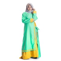 Busana baju dress syari gamis Muslimah Wanita Dewasa Terbaru TS142