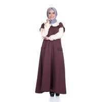 Busana baju dress syari gamis Muslimah Wanita Dewasa Terbaru TS147