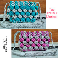 TAS SLEMPANG RAJUT MARISSA SEDANG / TAS TALI KUR / BELI 2 @60.000