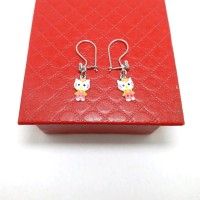 ANTING ANAK PERAK 925 LAPIS EMAS PUTIH. ANTING HELLOKITTY ANAK ilf