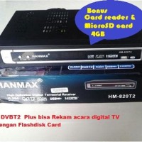 DVBT2 Hanmax HM-820T2 MEDIA PLAYER WITH TV TUNER DIGITAL RECORDER