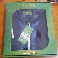 Baju Koko Lengan Panjang ALMIA MK183 - Toska