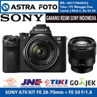 SONY Alpha 7 II Kit 28-70mm & 85mm Mirrorless ILCE-7M2 Asli