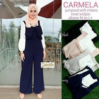 Jual baju muslim / Grosir jumpsuit murah wanita / carmela overall