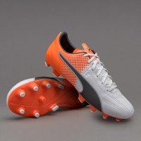 Sepatu Bola PUMA original evoSPEED 3.5 Lth FG Shocking Orange 10379403