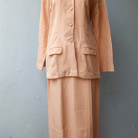 PRELOVED safari set wanita baju setelan kerja darma wanita second