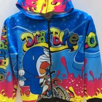 jaket anak - jaket doraemon drag Diskon