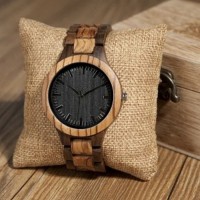 BOBO BIRD Jam Tangan Kayu Pria - WC30 - Brown