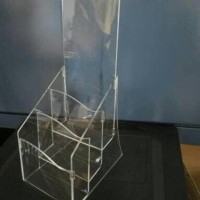 Acrylic Akrilik Tempat Brosur Folio 3 3ss ilf