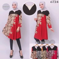BAJU MUSLIM TERKINI GAMIS BAJU ATASAN MUSLIM WANITA BLOUSE JUMBO BAJU