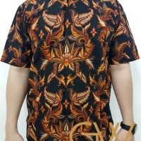 BAJU KEMEJA PRIA KEMEJA BATIK SOLO MOTIF JOKOWI