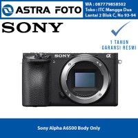 Sony Alpha A6500 Body Only Kamera Mirrorless Garansi Re Terlaris