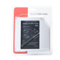 2nd 2.5 HDD SSD Caddy 9.5mm SATA to SATA Hard Drive Adapter For Laptop