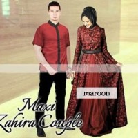 COUPLE ZAHIRA BRUCADE/couple batik/couple muslim/couple kebaya murah