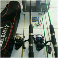 2 set alat pancing Komplit Japan Quality Murah