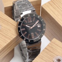 JAM TANGAN WANITA BVLGARI ELEGAN NONI STEEL