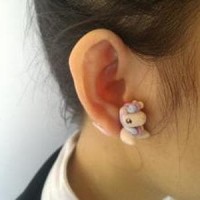 anting unicorn kuda poni lucu handmade clay korea Limited