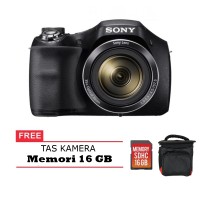 Sony Dsc-H300 Digital Camera Free Memori 16 Gb Dan Tas Kamera Promo