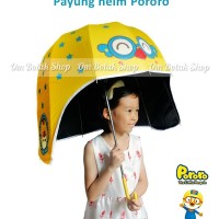 TERBARU Payung Helm Pororo Litlle Penguin Karakter Anak Unik Kado Had