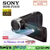 TOP Ready HandyCam Sony HDR PJ410 Garansi Resmi Free Memory 32 GB Cam