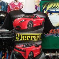 Jual Mobil Sport Baju-Kaos-Tshirt Anak Fullprint 3D Distro Murah Murah