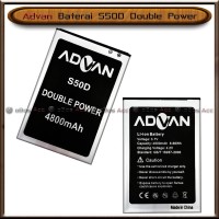 Baterai Advan S50D S 50 D BP50AS BP-50AS Double Power Batre Batrai HP