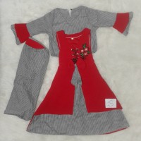 Gamis Rompi Anak/ Gamis Kotak Anak Perempuan/ Baju Muslim Anak