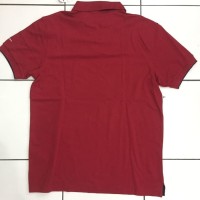 BAJU KAOS Polo NEW Polo Shirt GIORDANO - Red Maroon | size XL