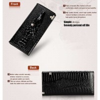 Termurah! Dompet Wanita Panjang Motif Kulit Buaya