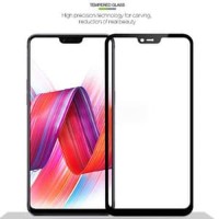 Oppo F7 Full Cover Layar Penuh Tempered Glass Antigores Anti Gores TG