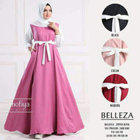 Gamis Polos Shofiya No Pashmina
