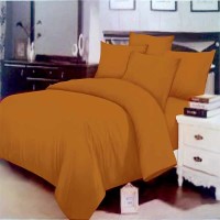 Bedcover polos coklat 90x200