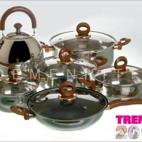 panci vicenza cookware set V 812 (terdapat teko juga )