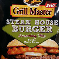 Jual Grill Master | steak house burger | bumbu daging burger | 20 gram | Murah