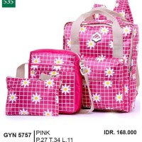 Tas Ransel / Backpack Wanita pink Garsel GYN 5757 ori original murah