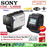 Sony FDR-X3000 Action Camera With Live-View Remote - Promo