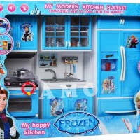 MODERN KITCHEN SET FROZEN BESAR - MAINAN MASAK MASAKAN TERBARU
